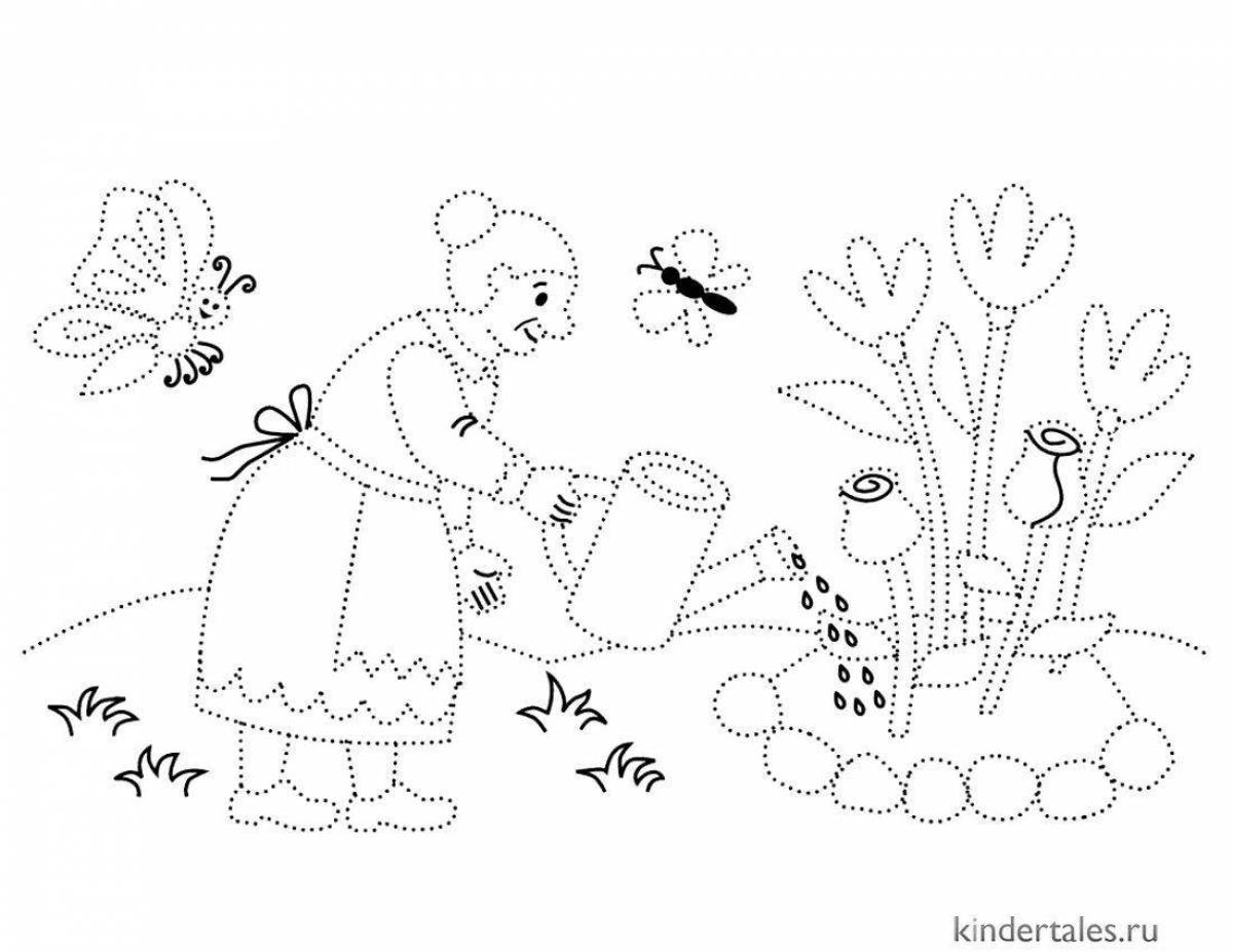 Creative coloring book for kids