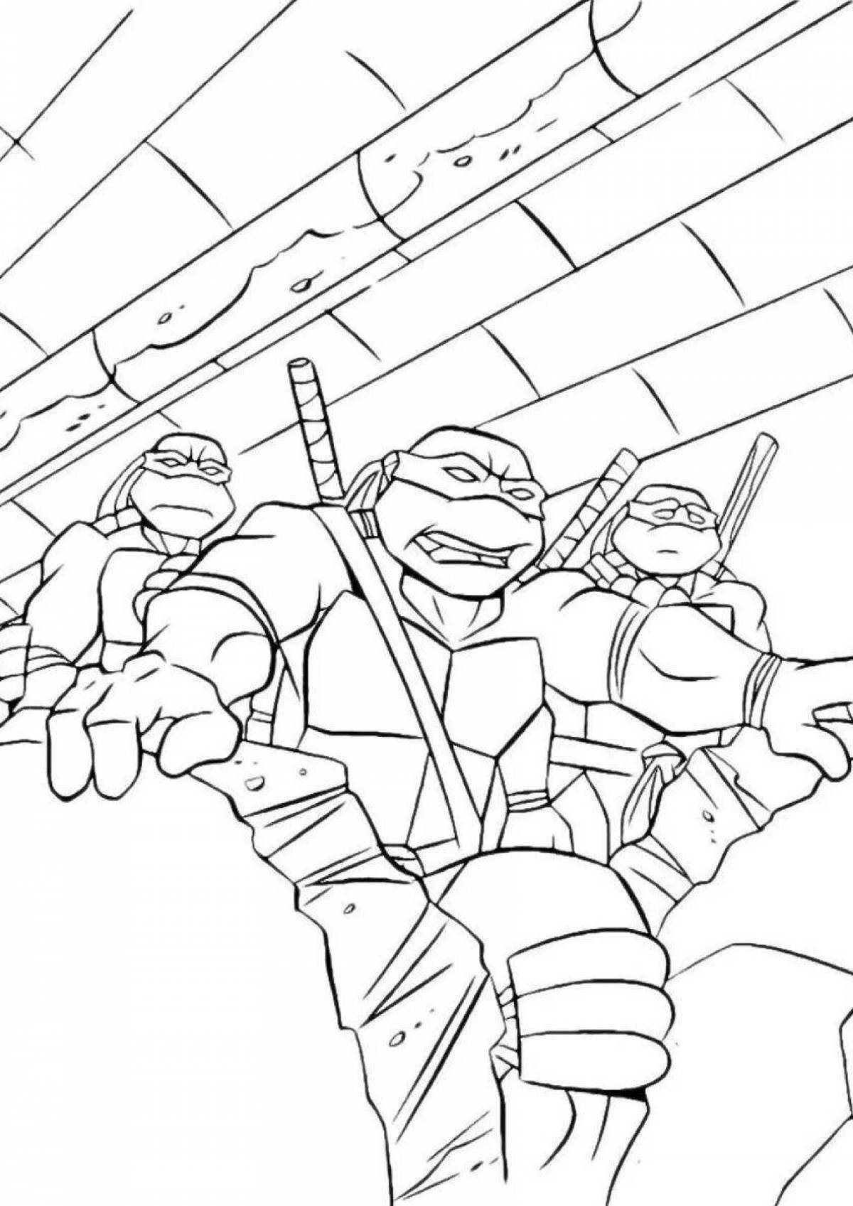 Teenage Mutant Ninja Turtles Coloring Game