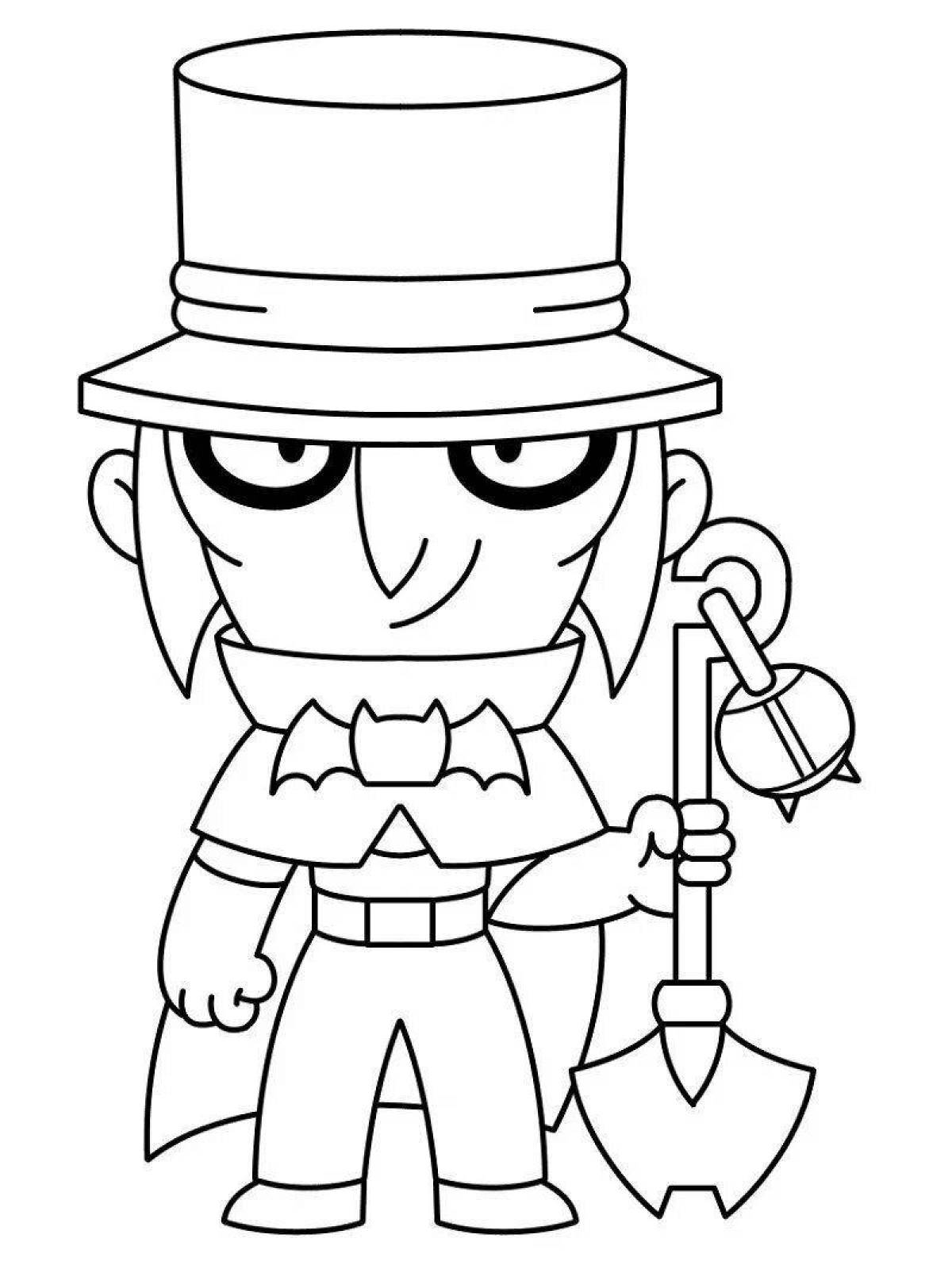 Brawl stars live coloring pages