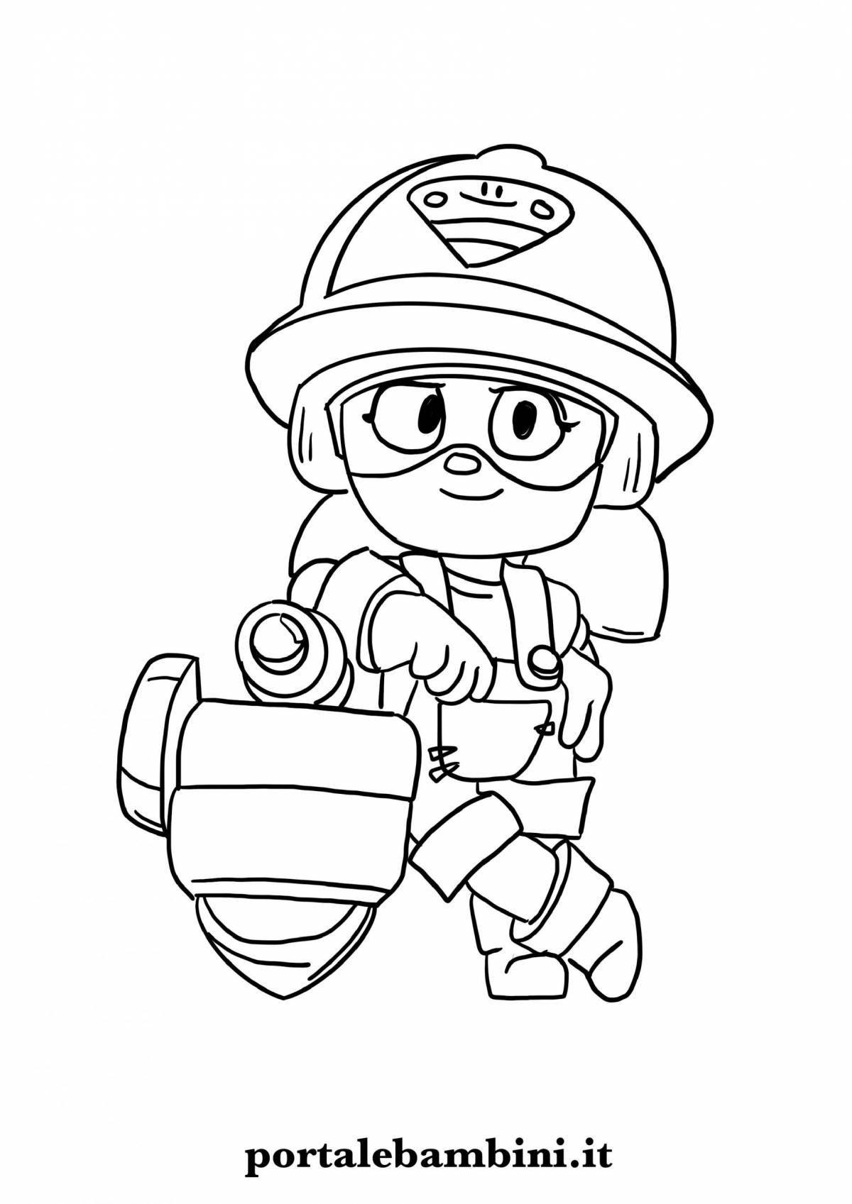Fun coloring heroes brawl stars