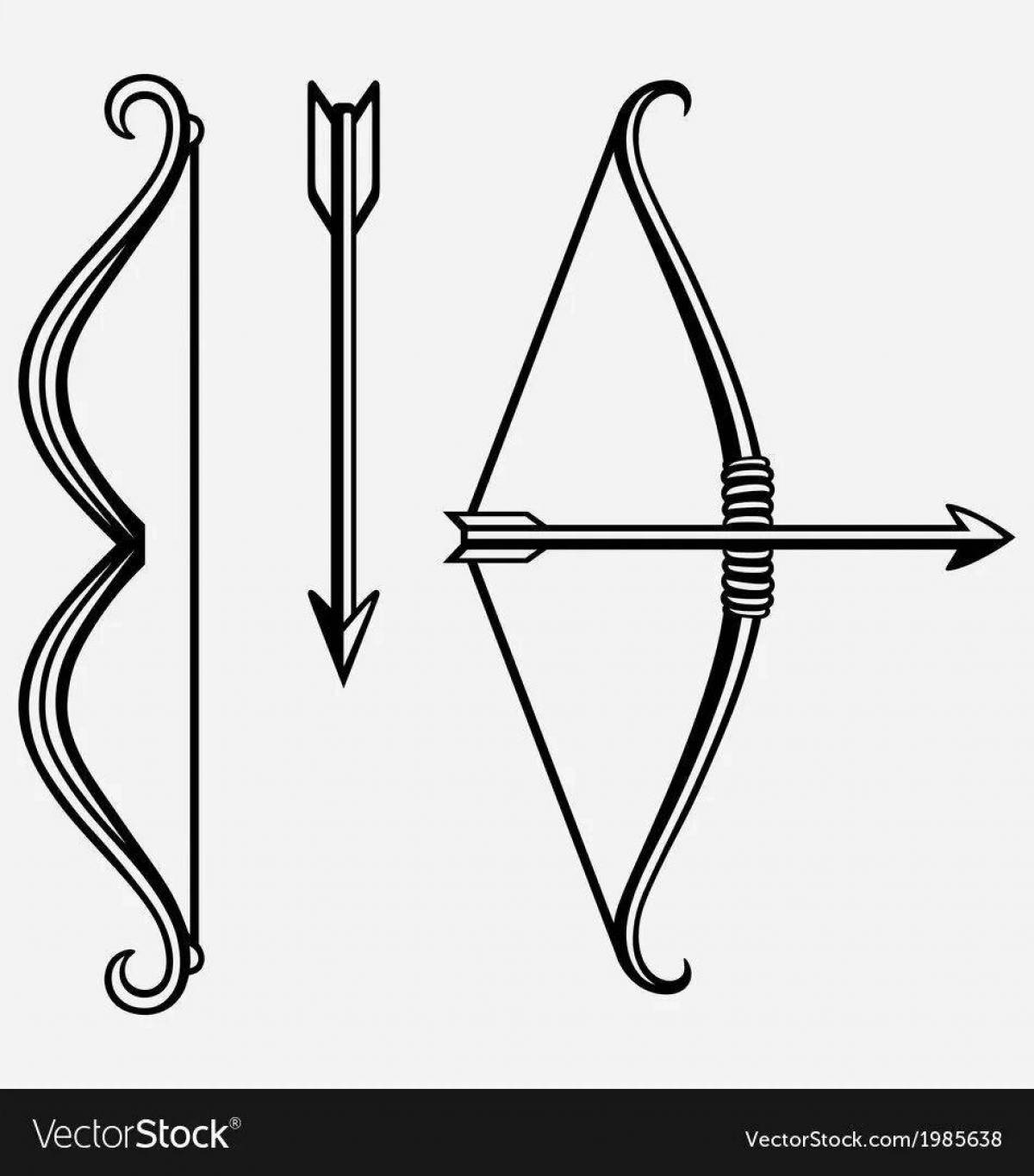 Стоковые векторные изображения по запросу Лук и стрелы