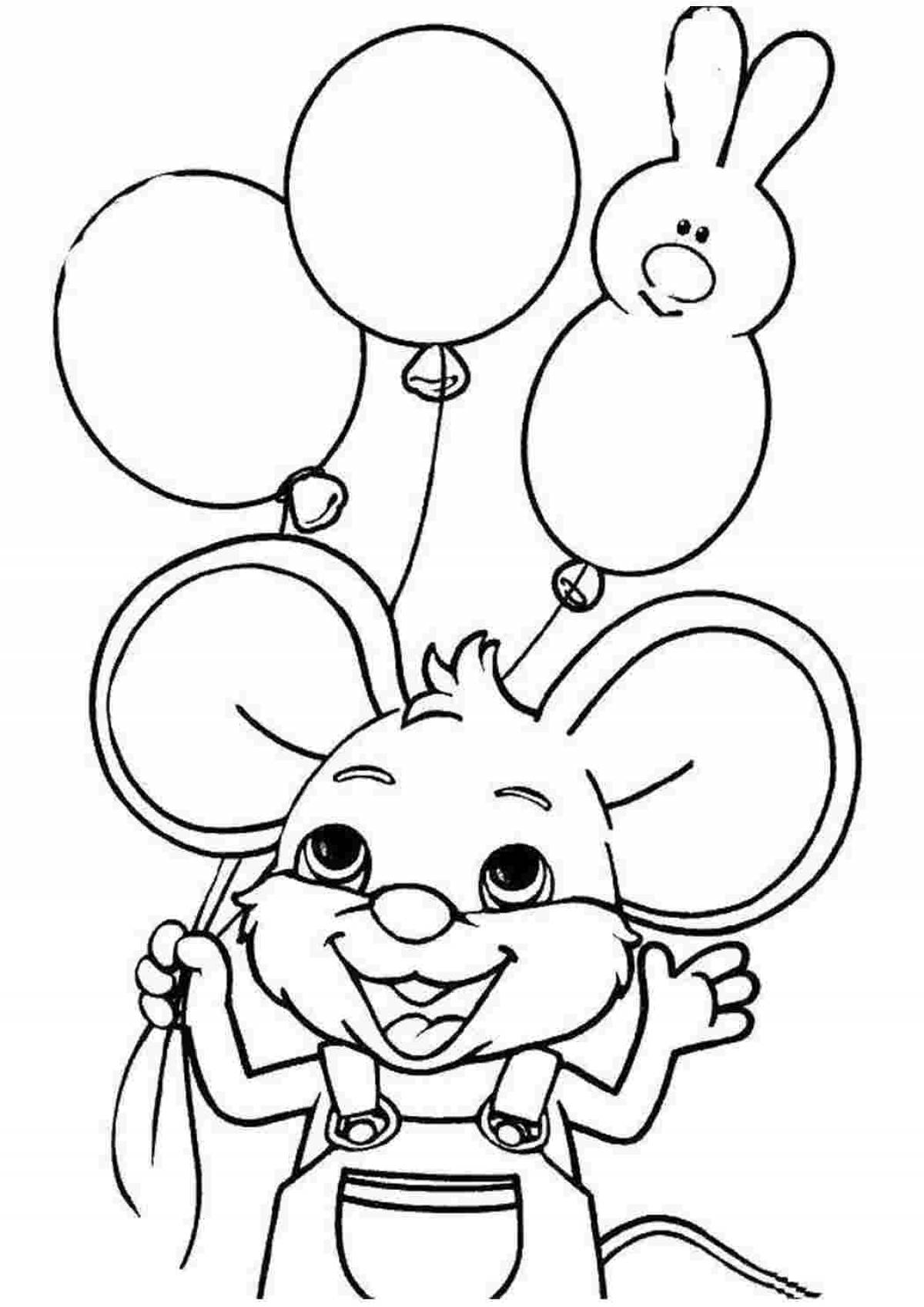Bunny with balloons #2