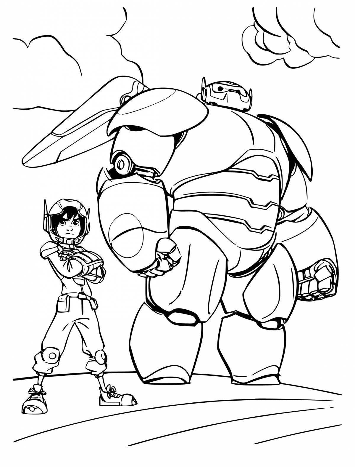 Awesome boys ozone coloring page