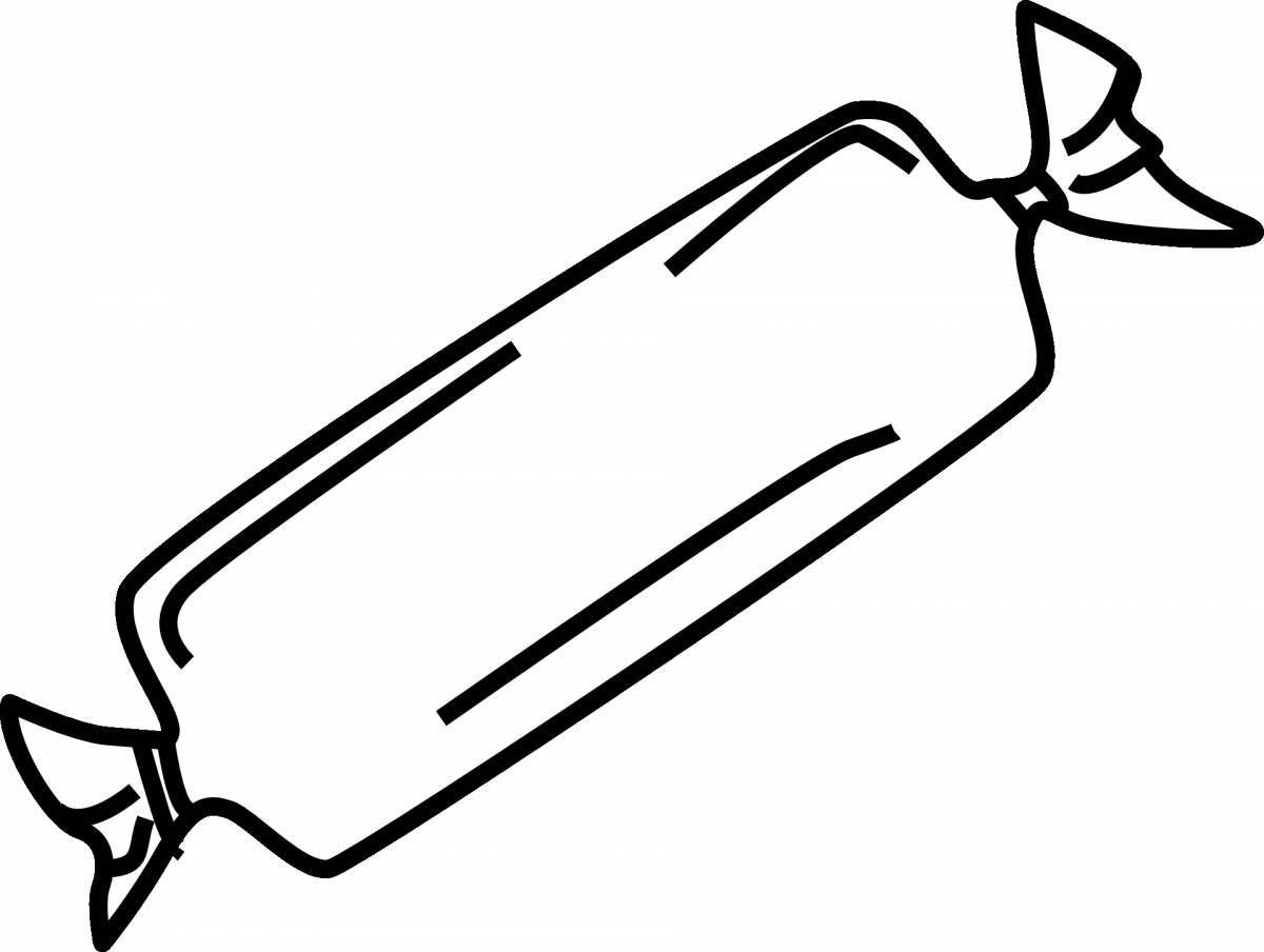 Photo Colouring colorful candy wrapper