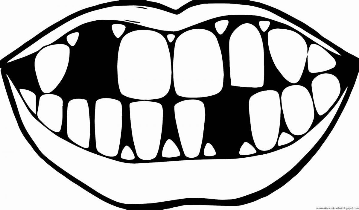Рот с зубами #5