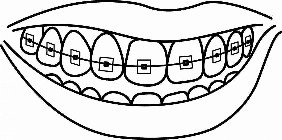 Mouth with teeth #6