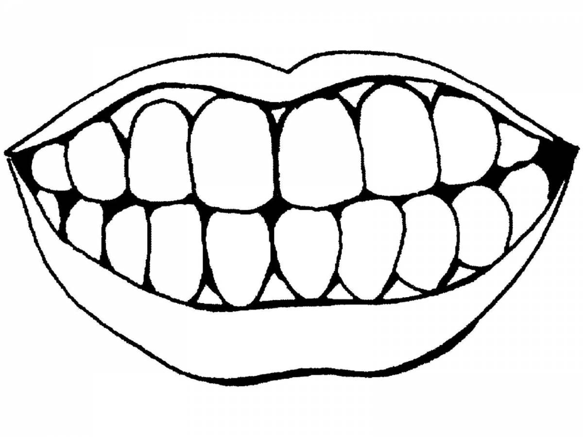 Рот с зубами #7