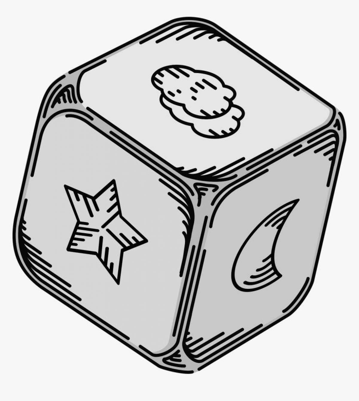 Coloring bricks for kids