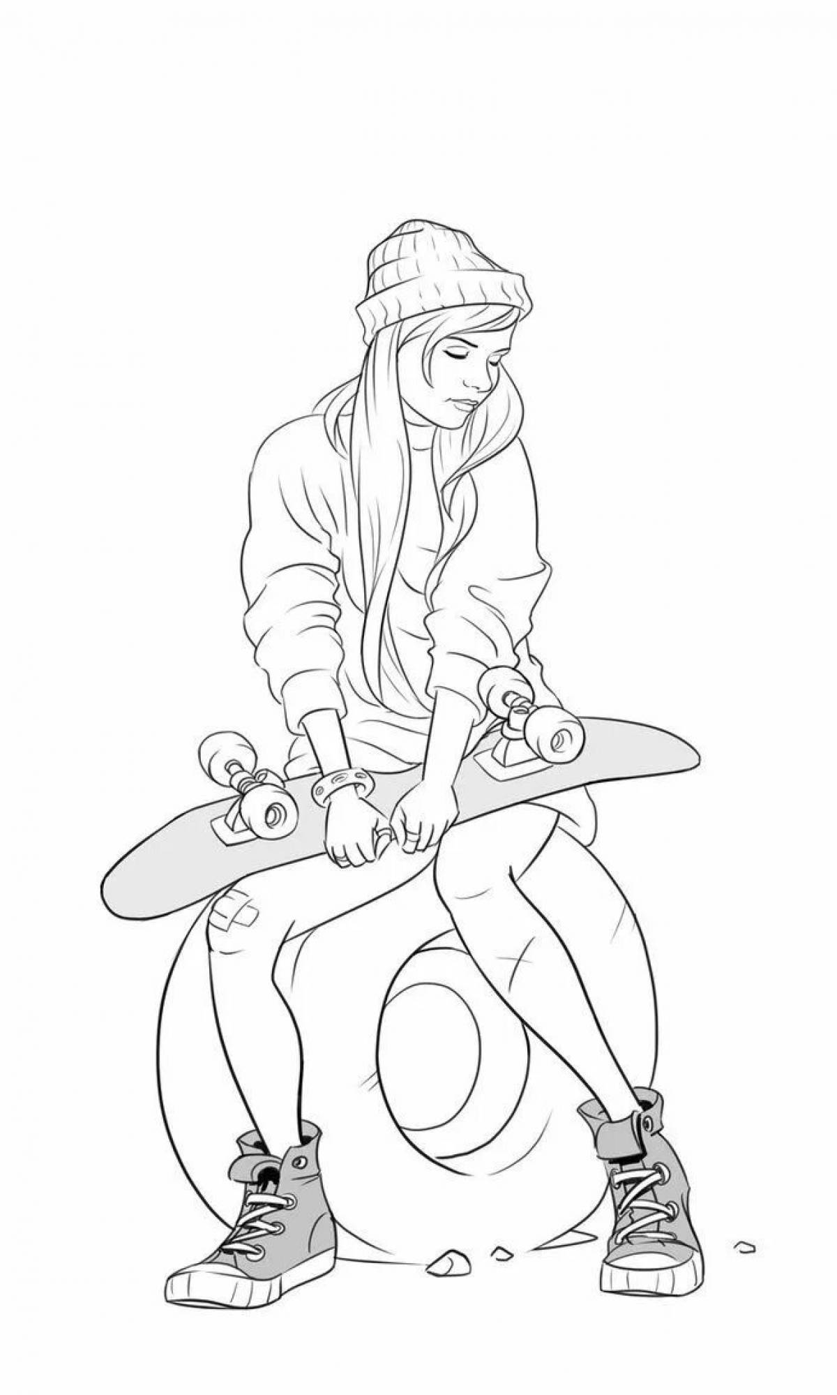 Skate girl #1