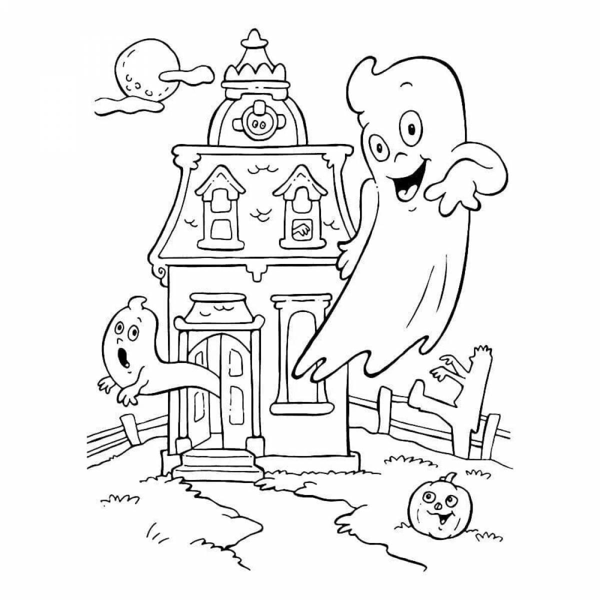 Spectral ghost coloring for kids