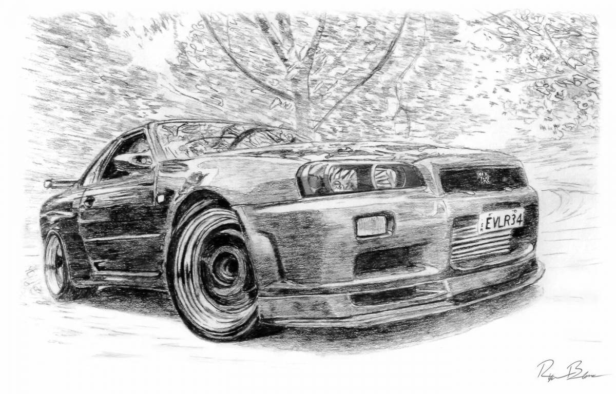 Photo Nissan skyline r34 #9