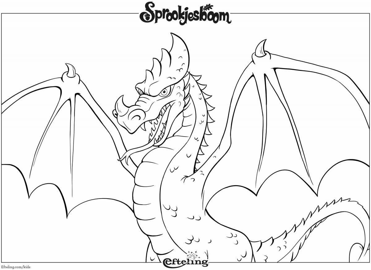 Shrek dragon luxury coloring book