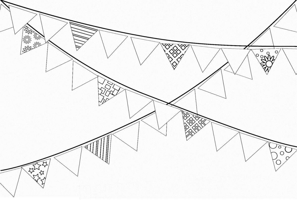 Jubilant fringed stripe