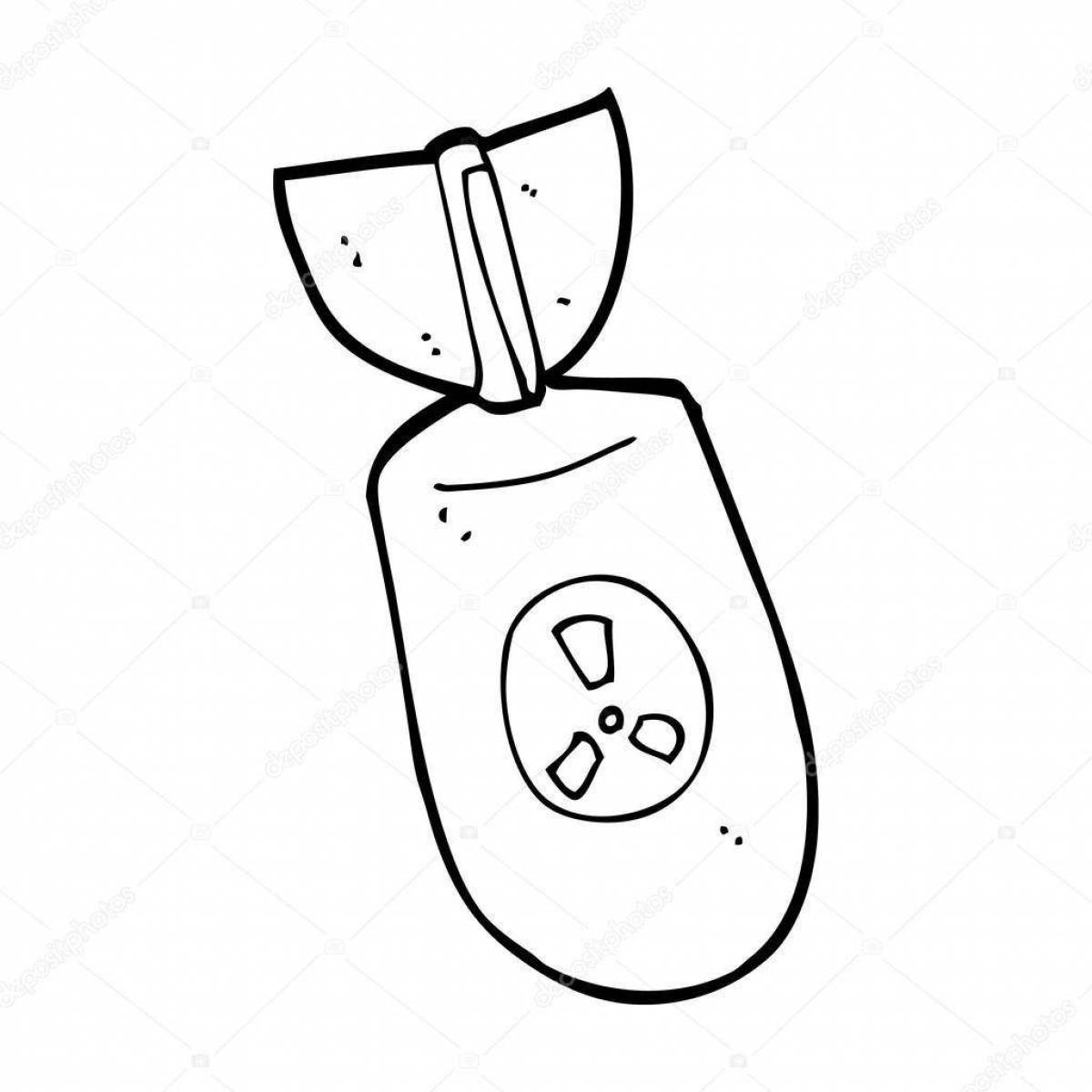 Photo Coloring bomb for kids