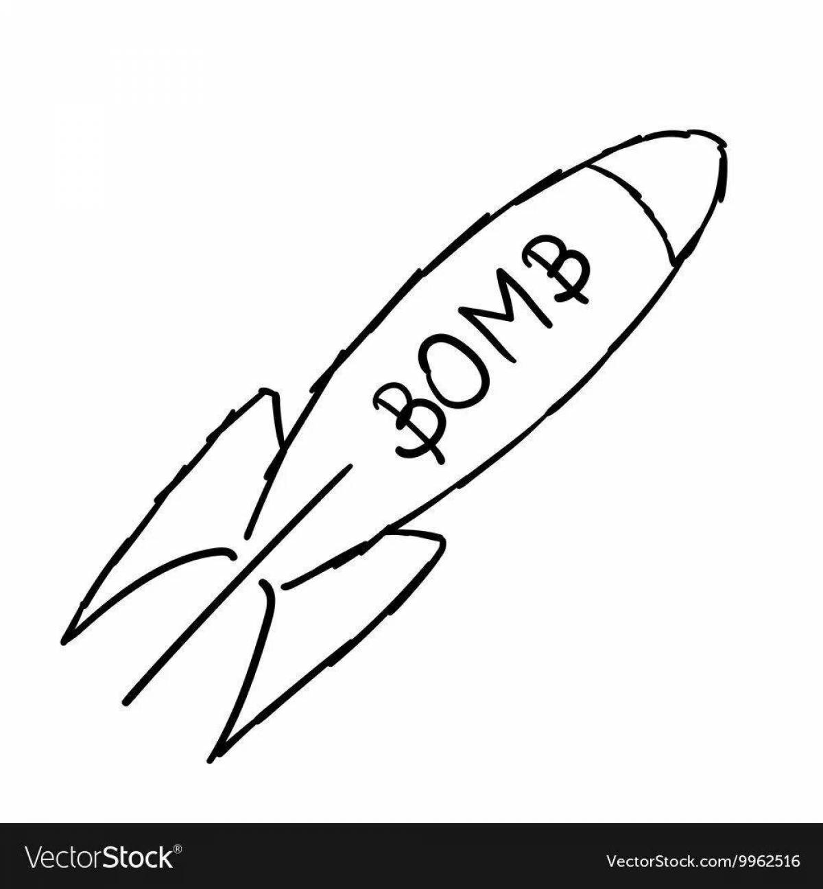 Восхитительная бомба-раскраска для детей