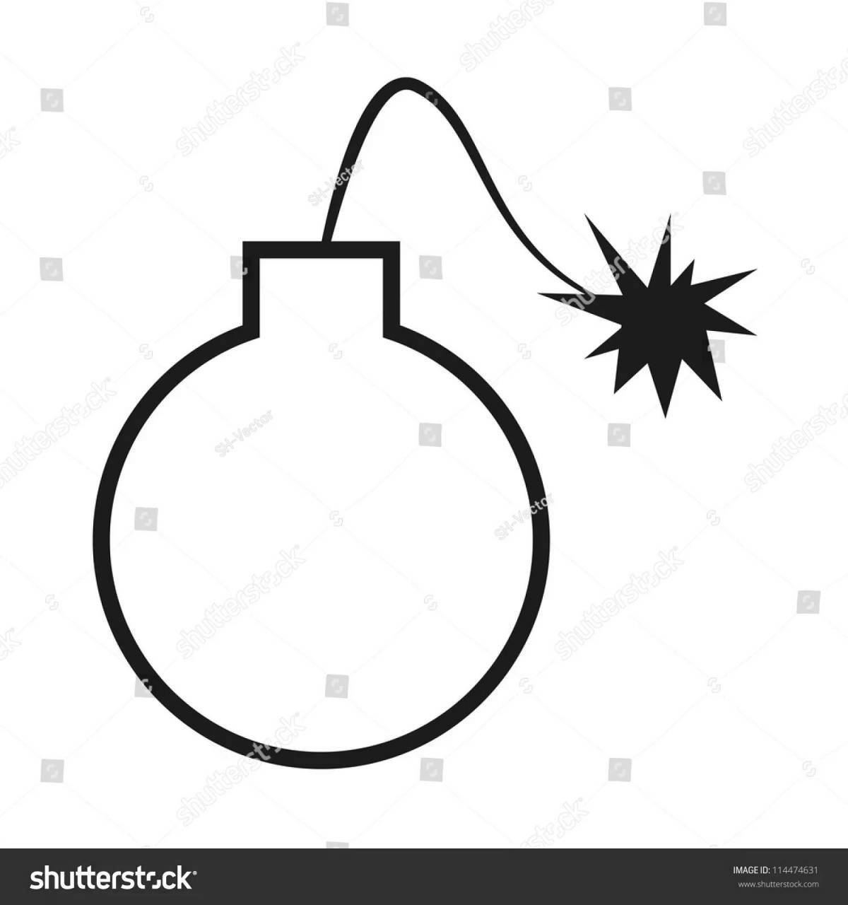 Photo Color bomb coloring book for kids