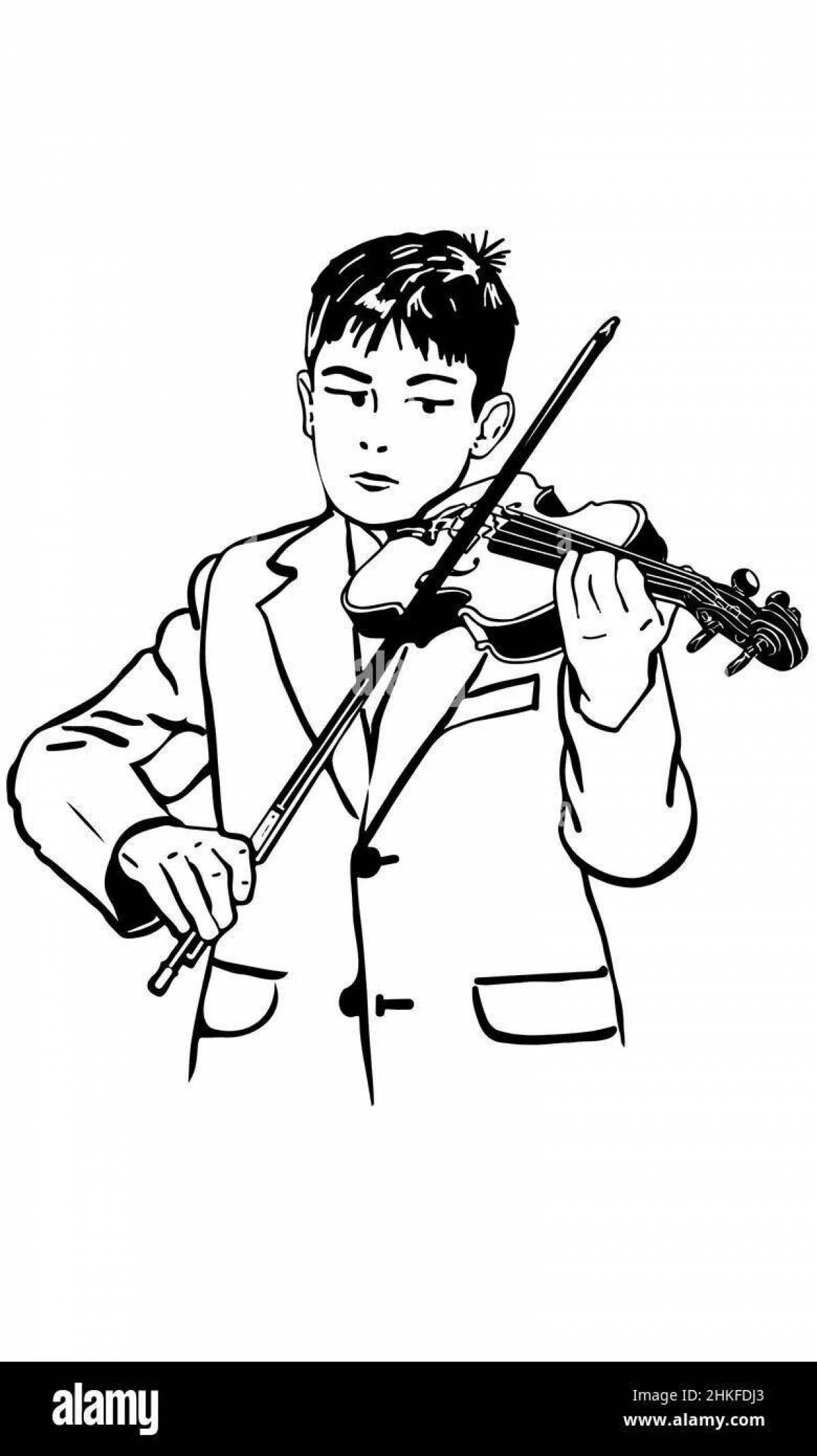 Мальчик скрипач