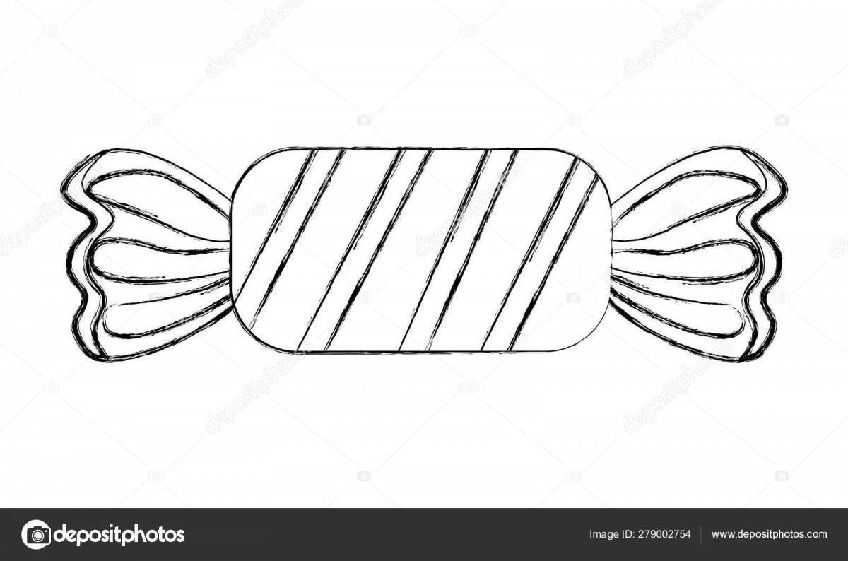 Конфета фантик рисунок
