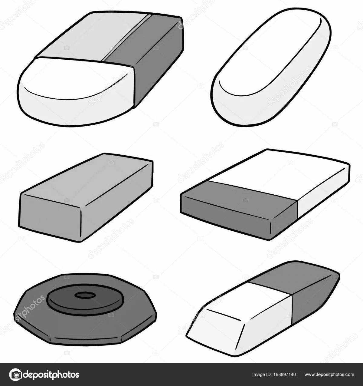 Как рисовать ластик. Ластик раскраска для детей. Ластик рисунок для детей. Контур ластика для детей. Раскраска ластик распечатать.