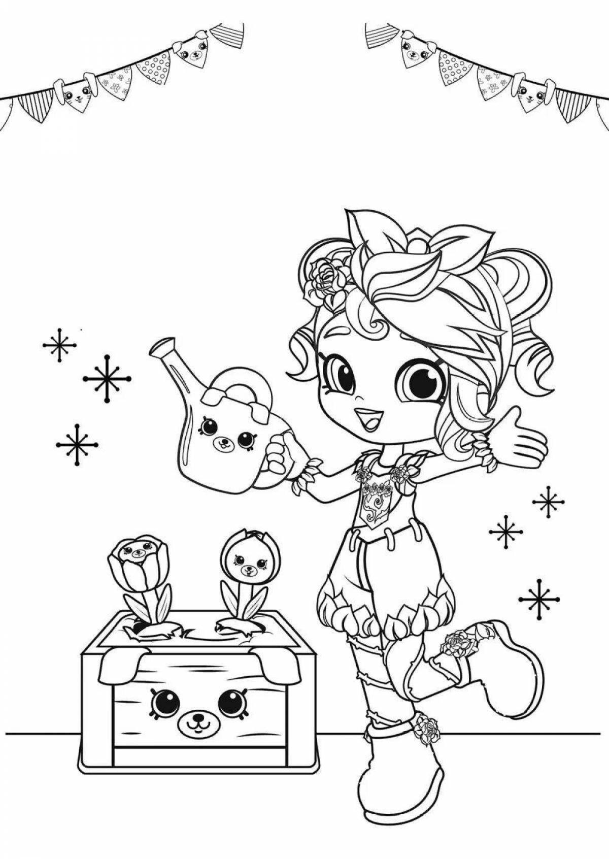 Kindi kids donatina luminous coloring book