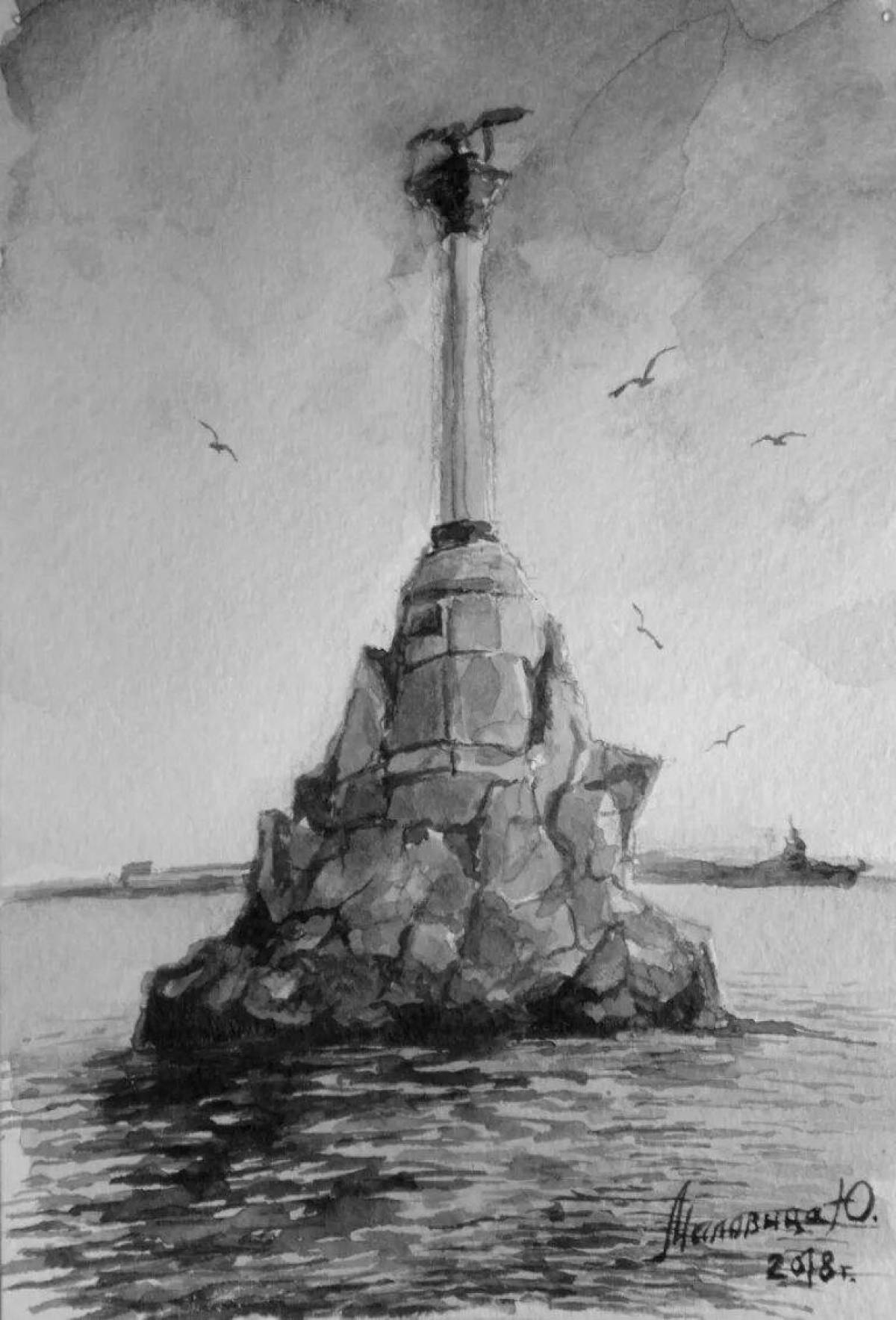 Scuttled Ships Monument #9