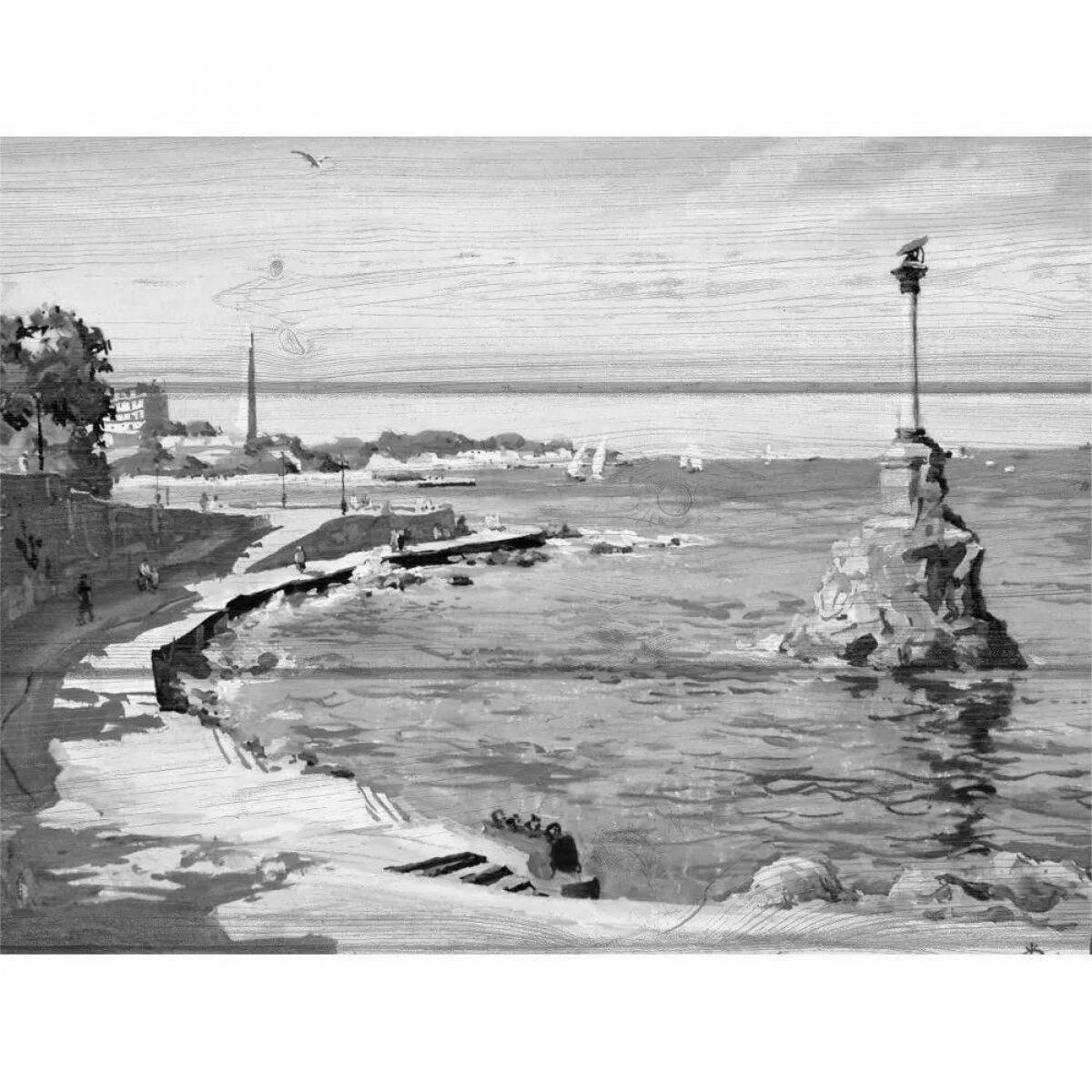 Памятник затопленным кораблям #14