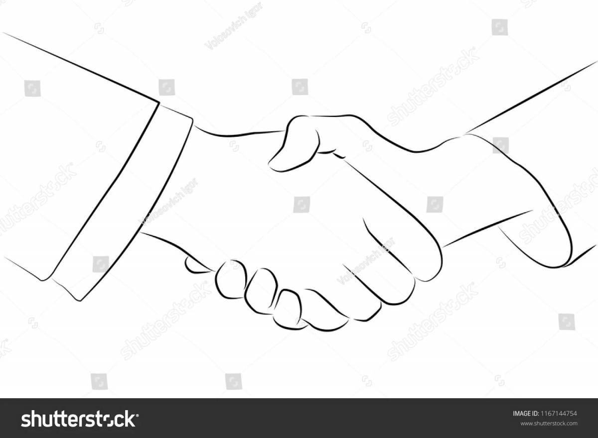 Handshake for kids #9
