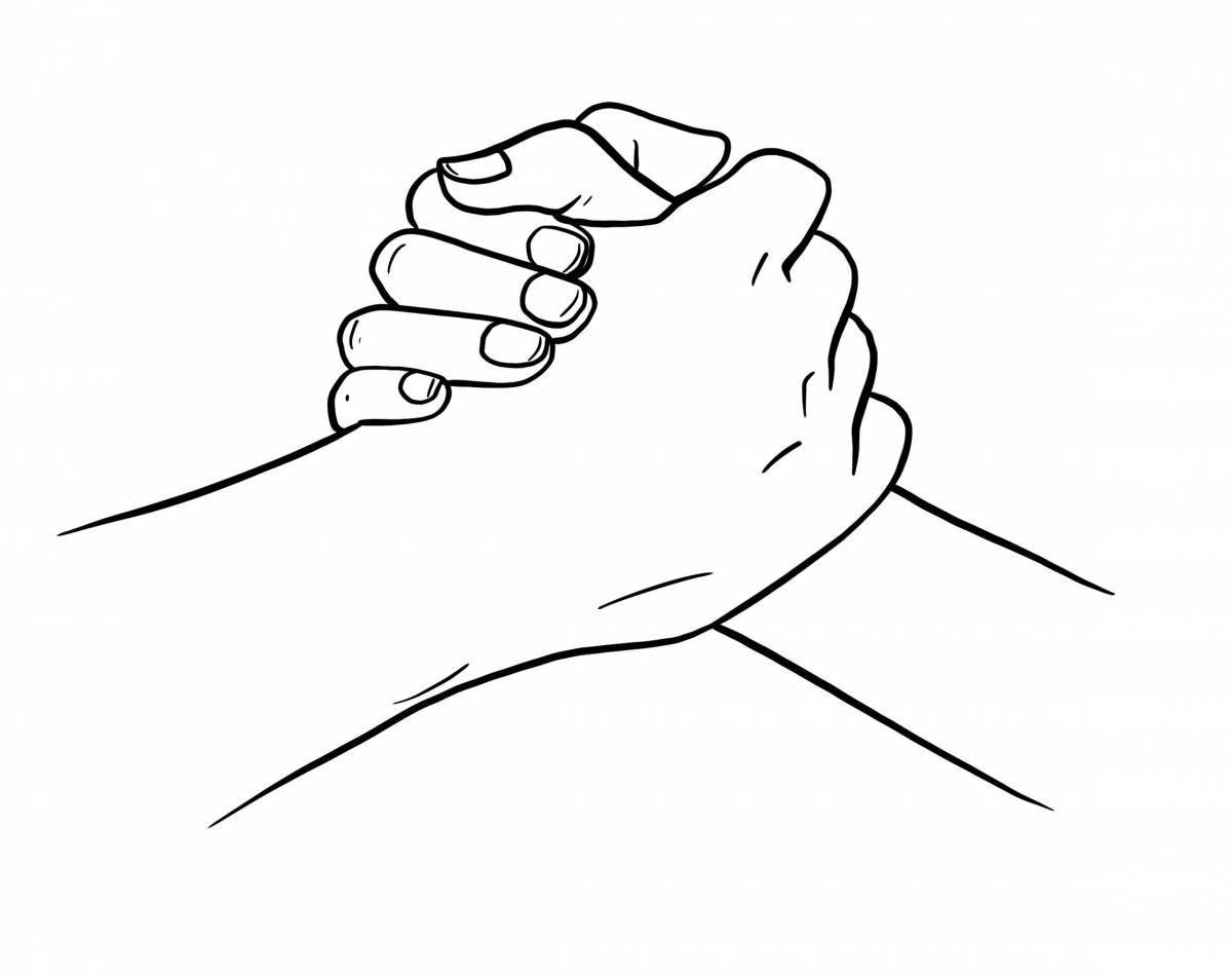 Рукопожатие для детей #17