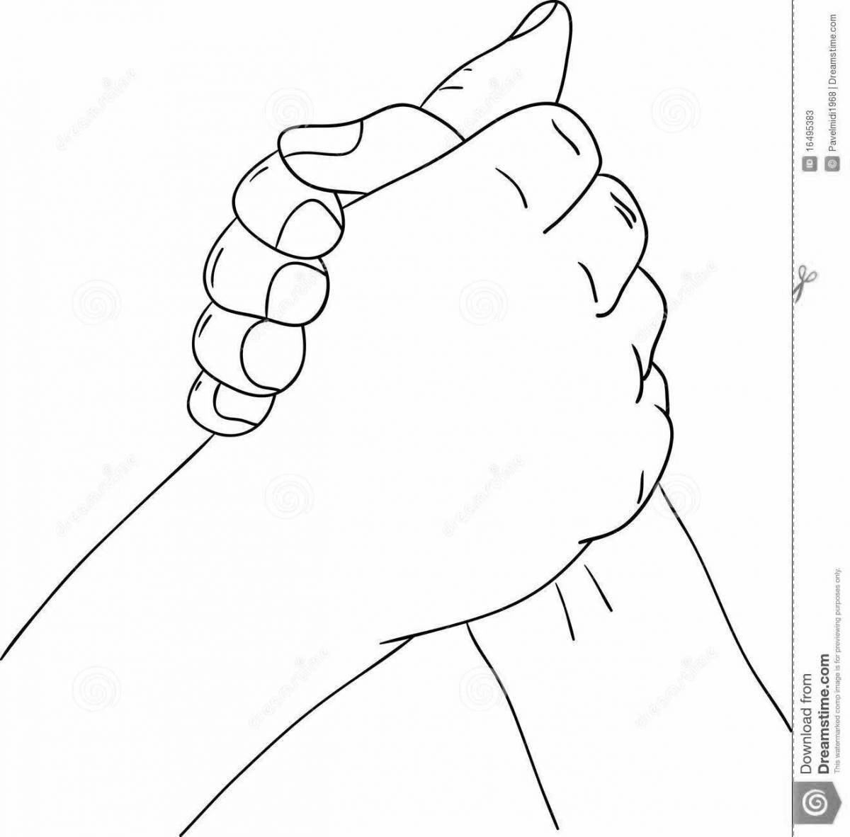 Рукопожатие для детей #19