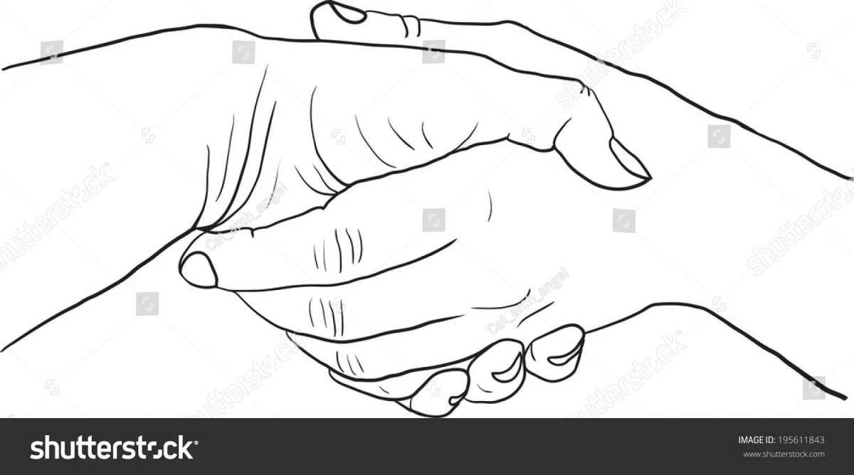 Рукопожатие для детей #24