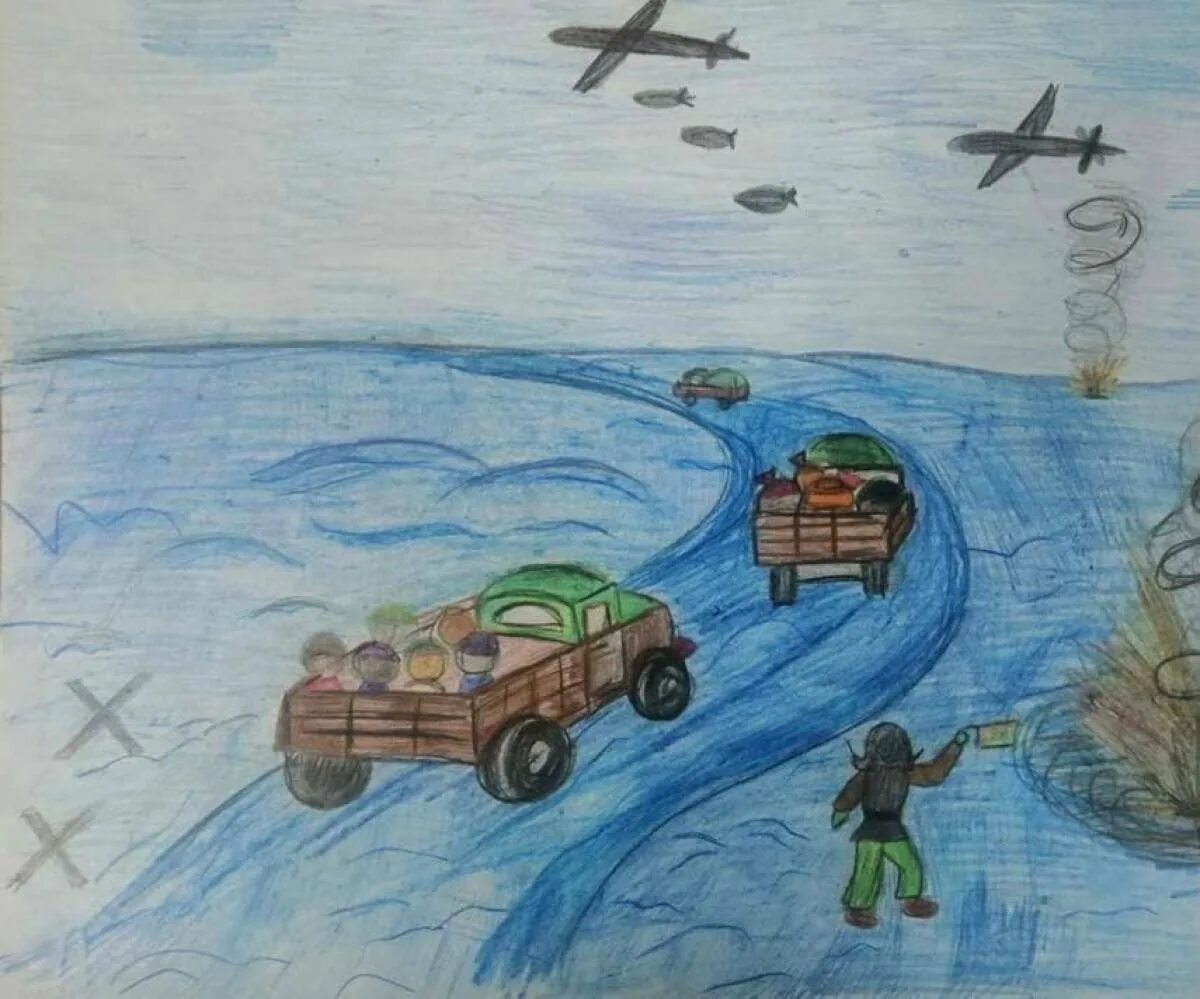 Coloring page fascinating road of life