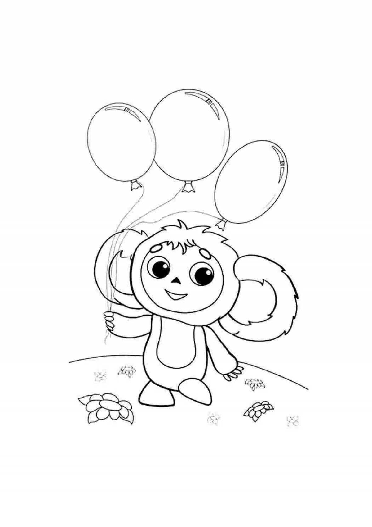 Coloring Cheburashka Cheburashka