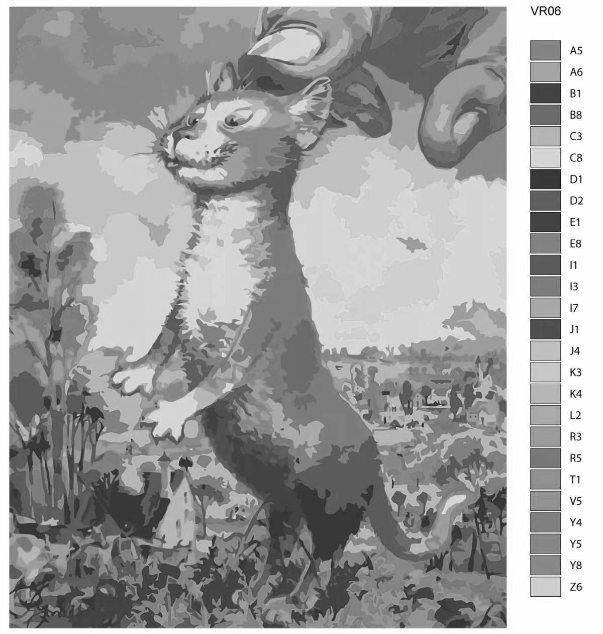 Leonardo's amazing number coloring