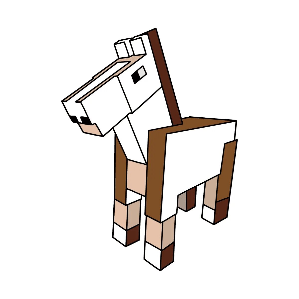 Лошадь из майнкрафта #2
