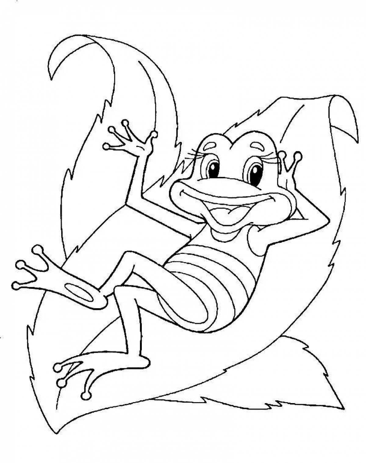 Drawing frog traveler #4
