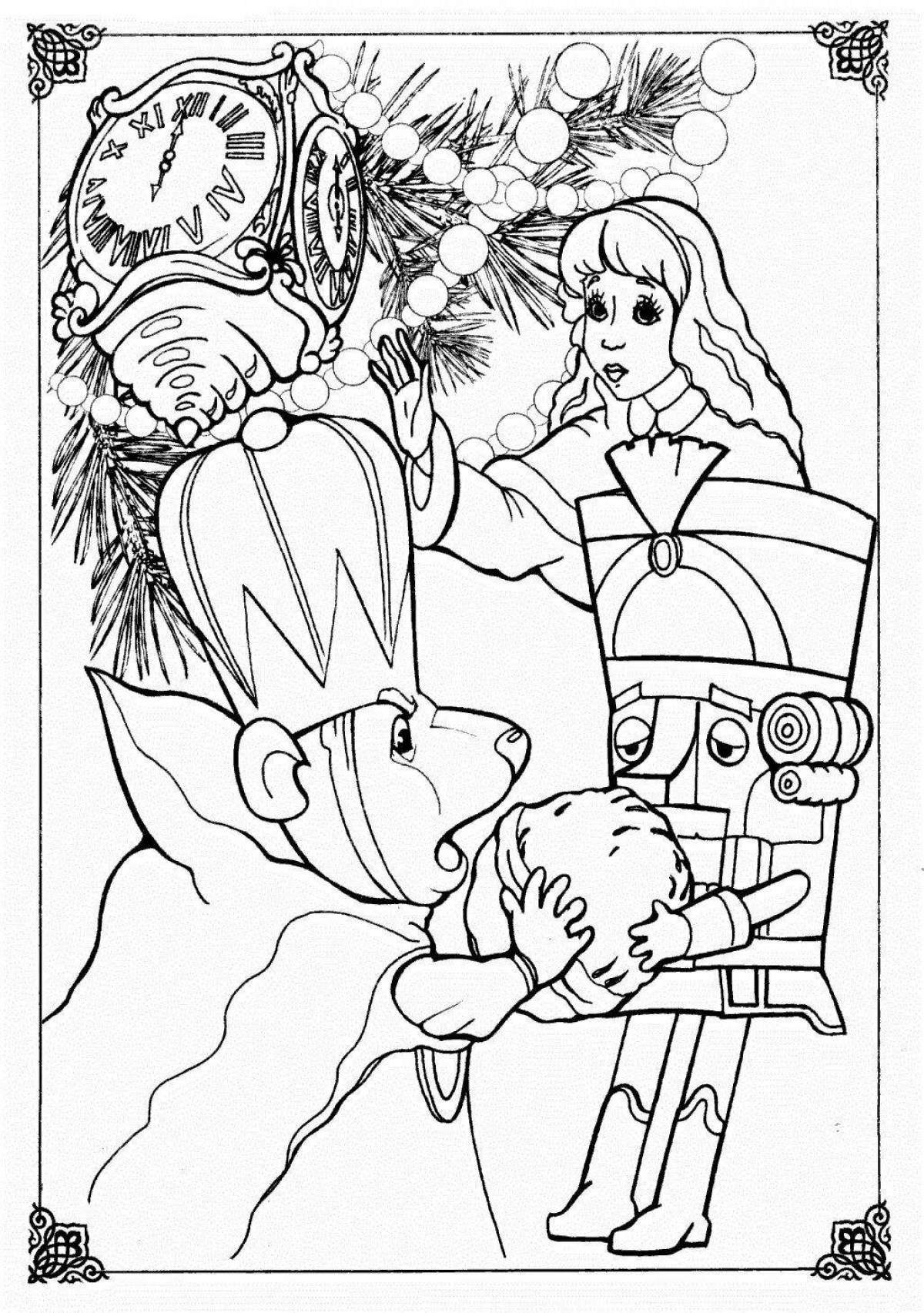 Nutcracker marie coloring book