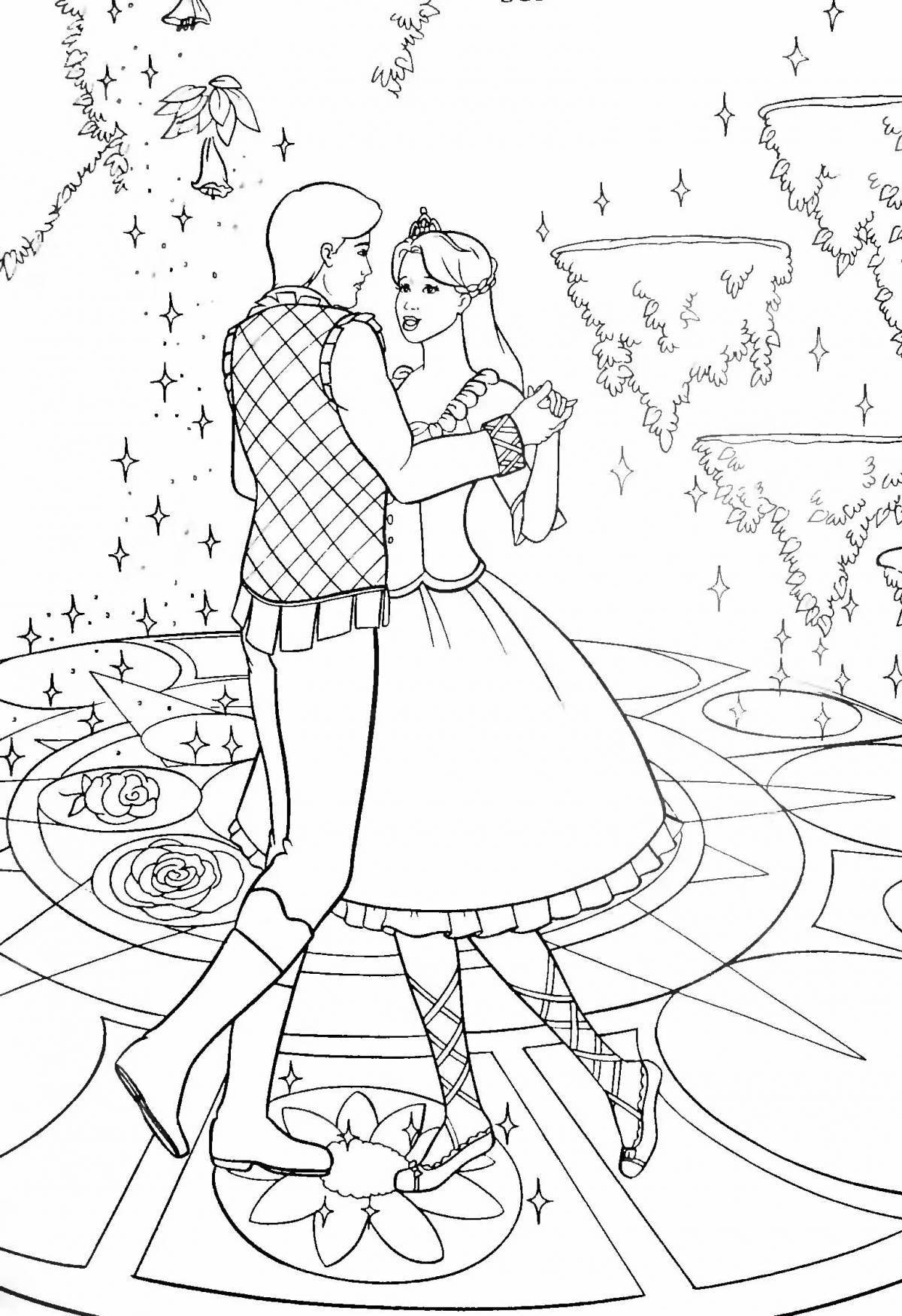 Exquisite nutcracker marie coloring book