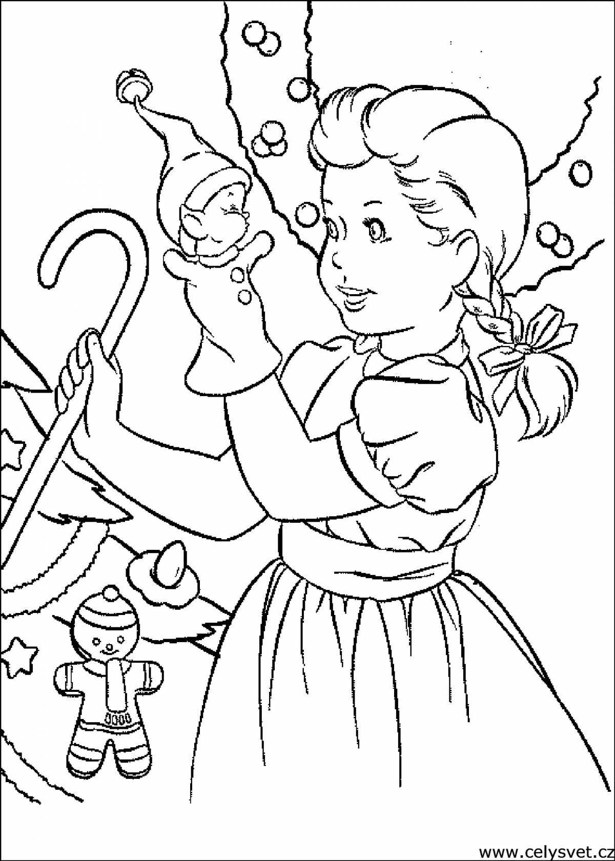 Nutcracker Marie's lovely coloring book