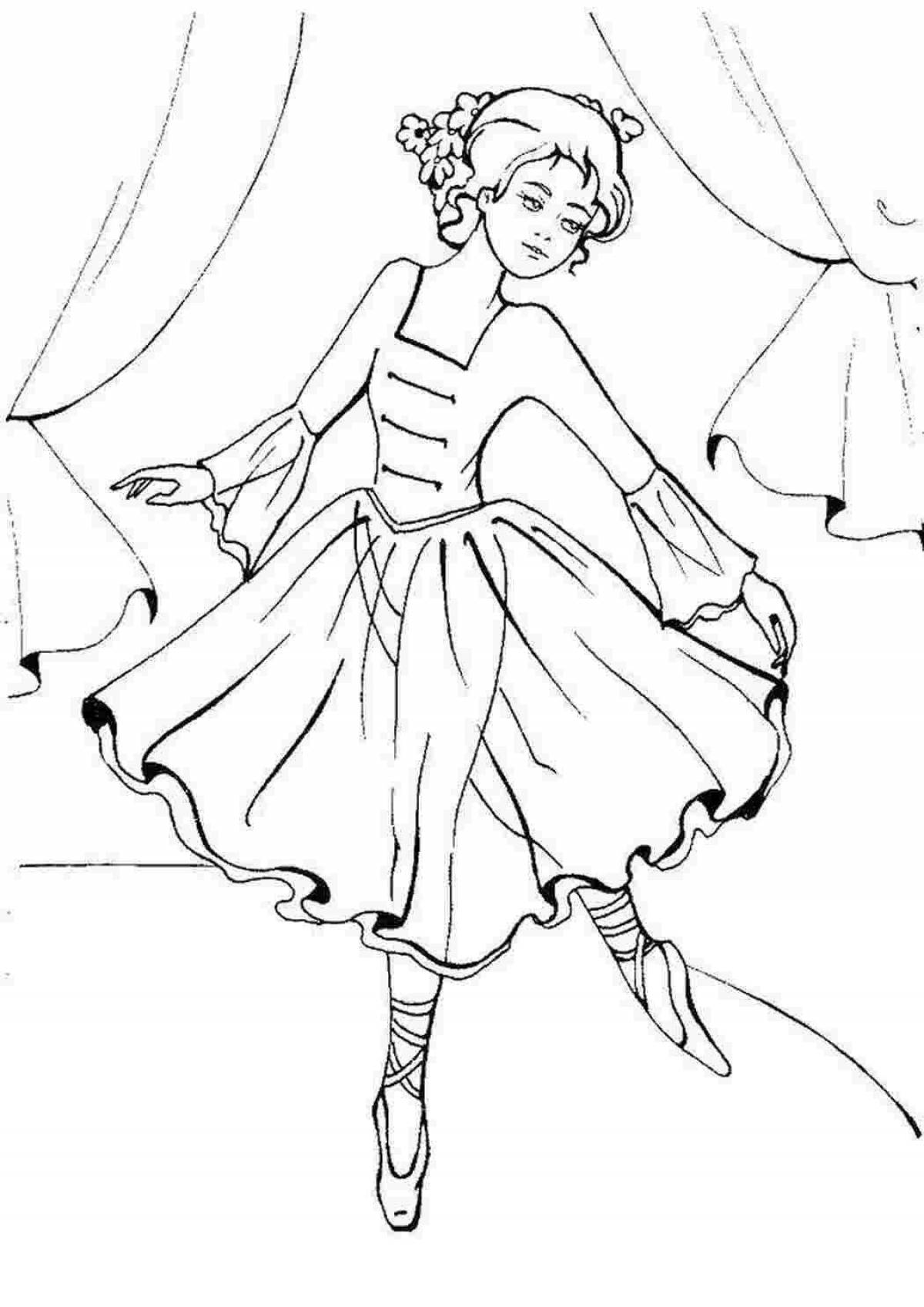 Coloring Nutcracker Marie