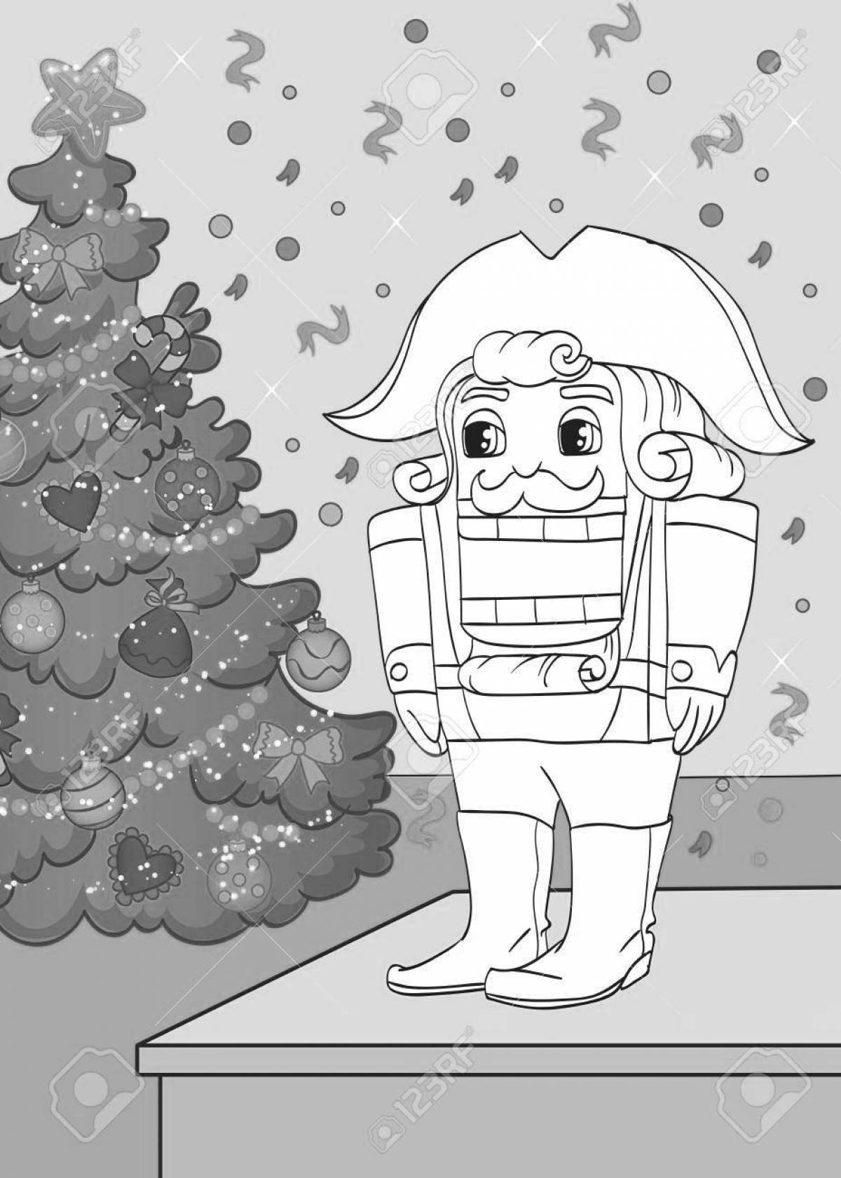 Nutcracker marie coloring book