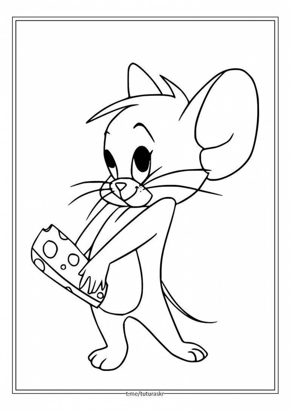 Как рисовать том. Джерри из том и Джерри для срисовки. Том и Джерри. Раскраска. Раскраска мышонок. Рисунки карандашом мультяшки.