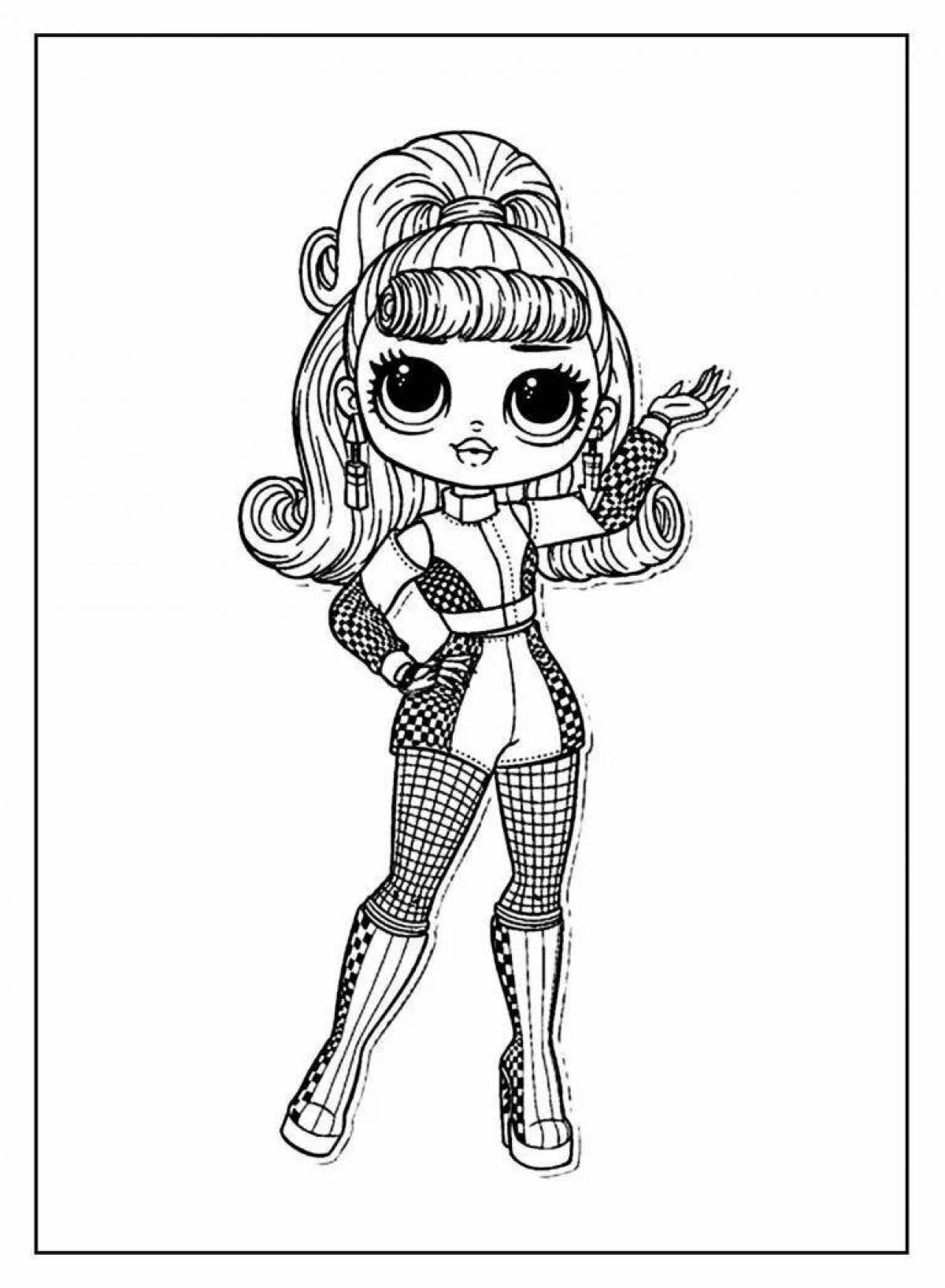 Coloring Pages Doll lol teen (29 pcs) - download or print for free #30282