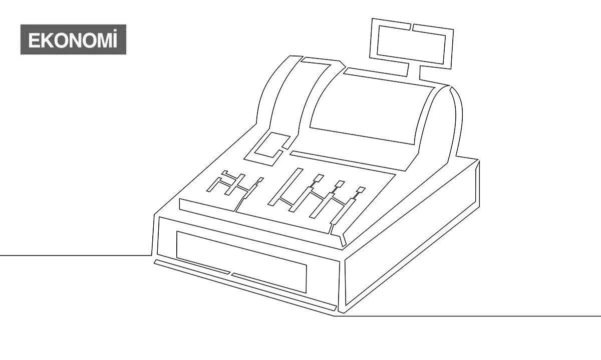 Восхитительная страница раскраски кассы для студентов
