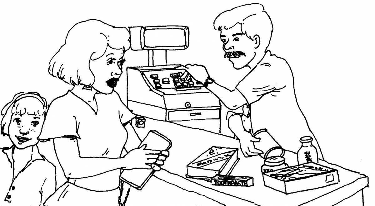 Adorable cash register for kids