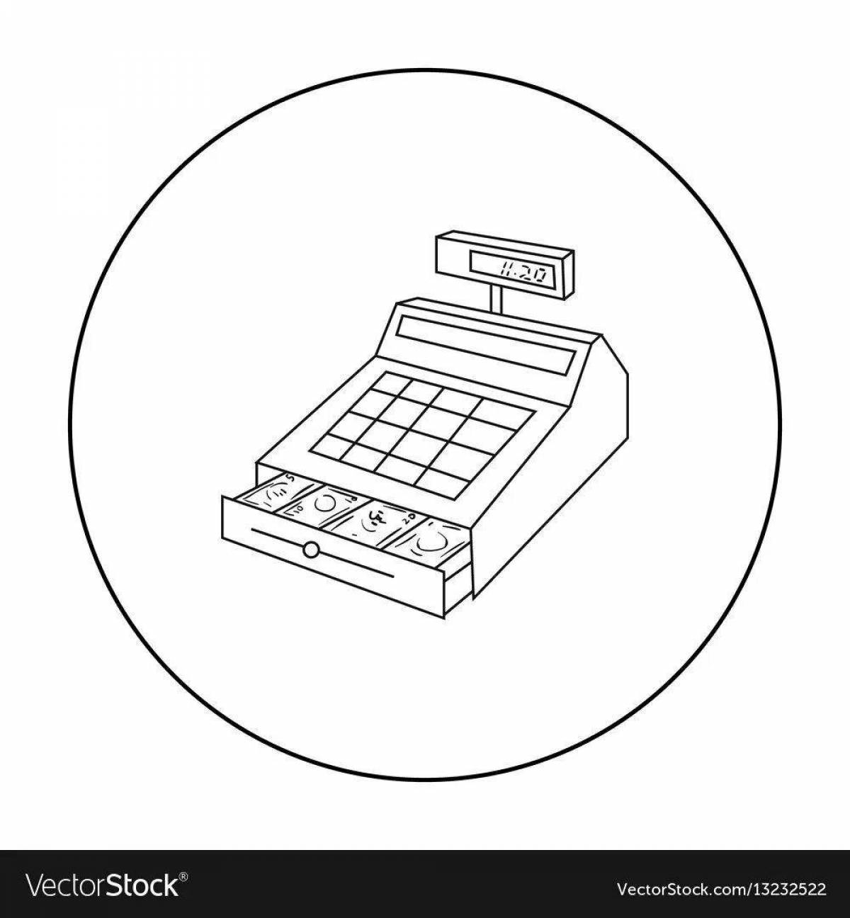Adorable cash register for kids