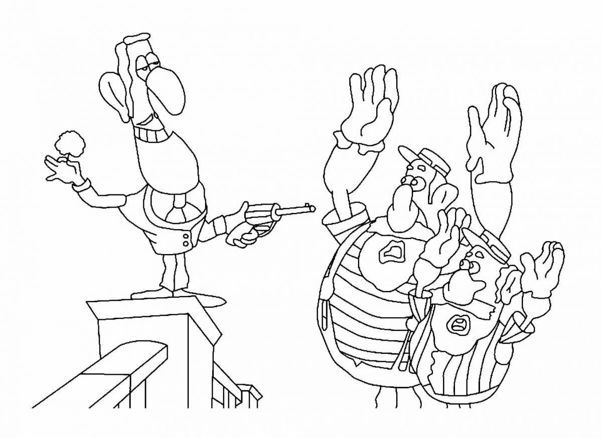 Colourful adventure of Captain Vrungel