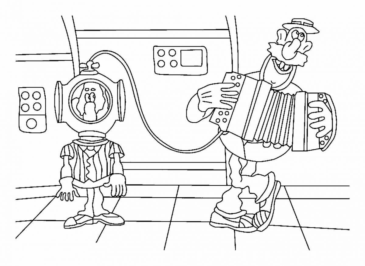 Coloring exotic captain vrungel