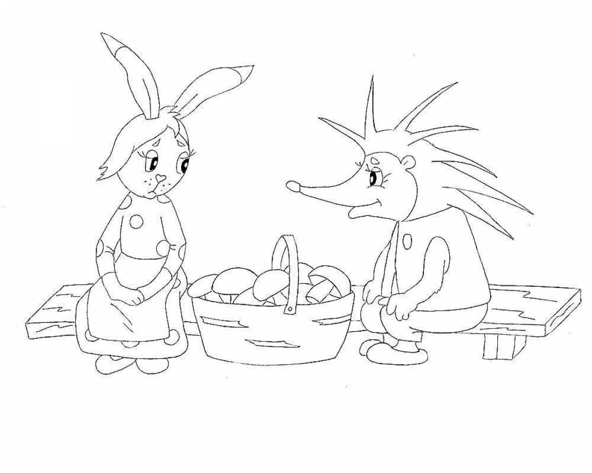 Suteev's rescue coloring page