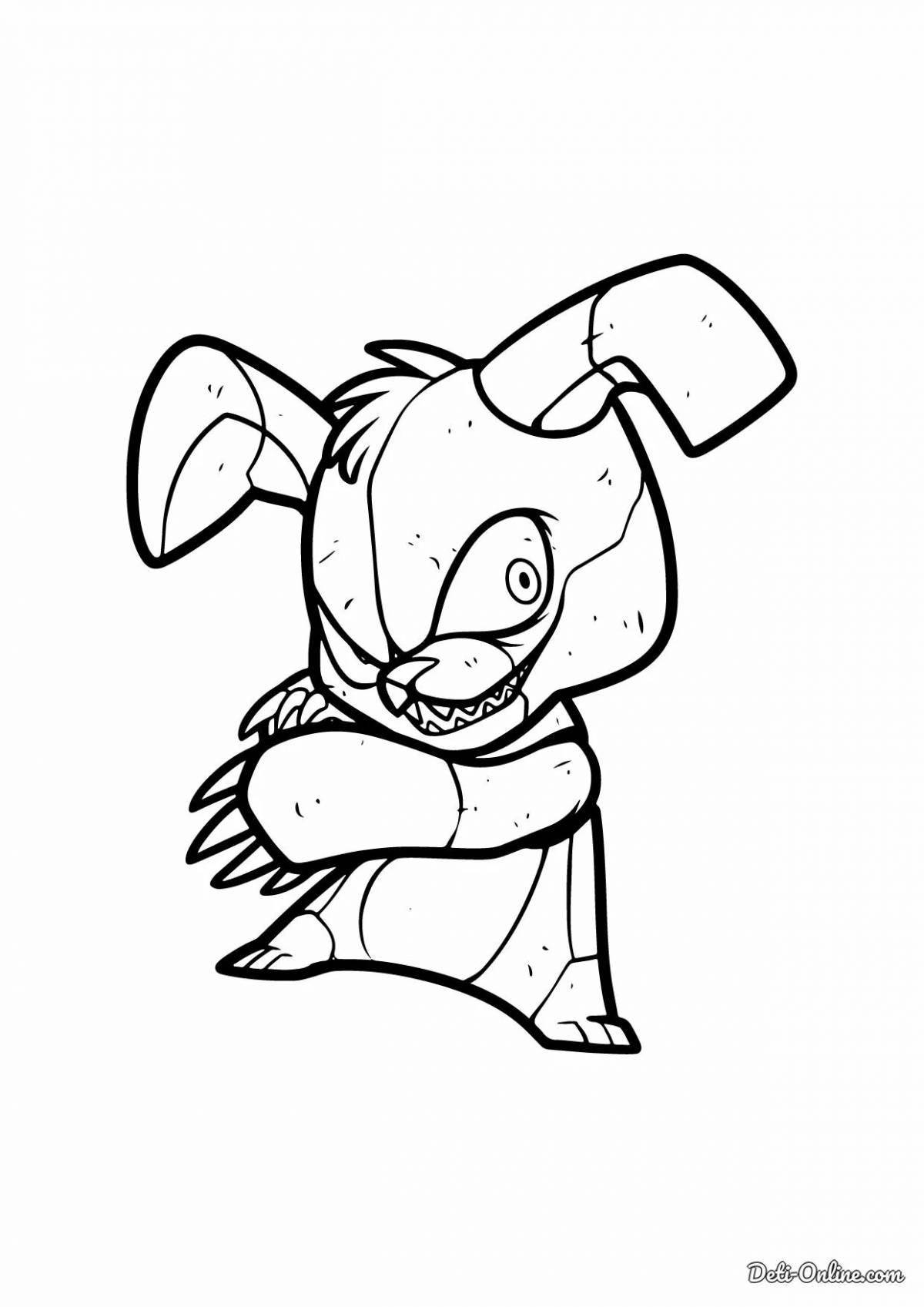 Photo Mangle fnaf 2 wonderful coloring book