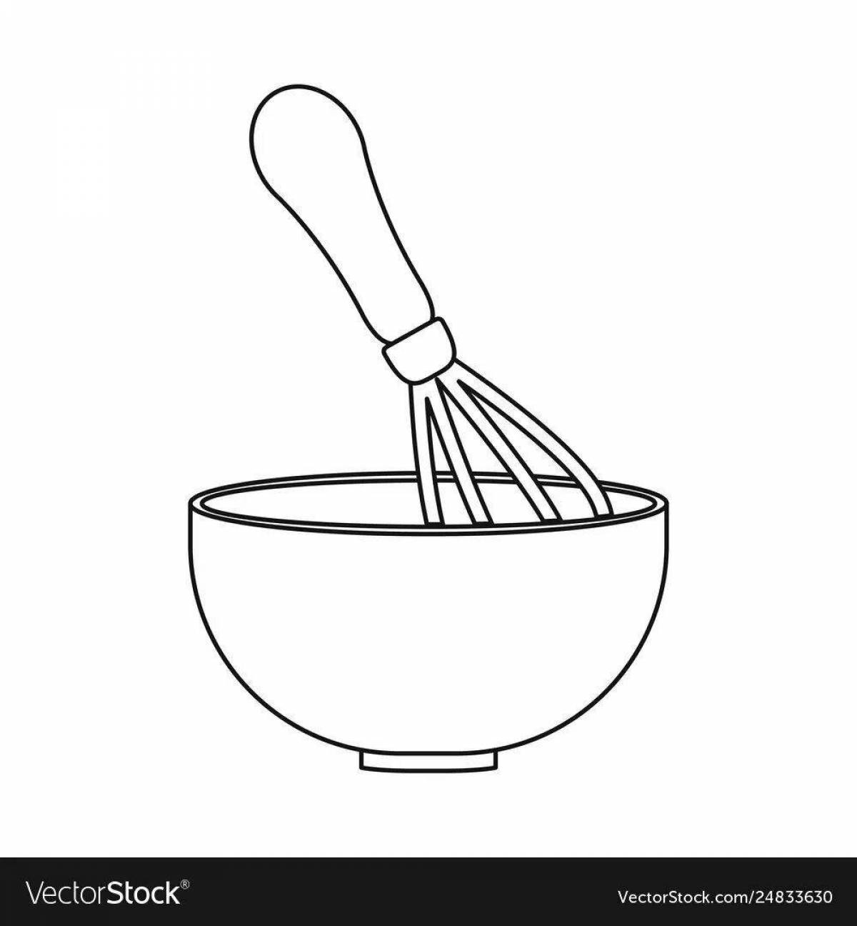 Coloring ladle for the little ones